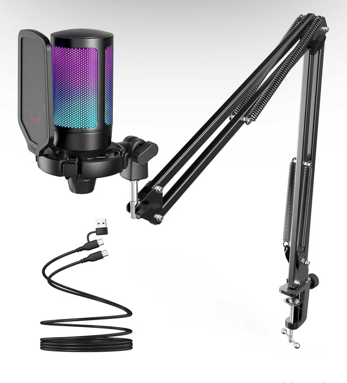 NEW – FIFINE A6T Gaming PC PS4 PS5 USB Microphone for Streaming, Twitch, YouTube