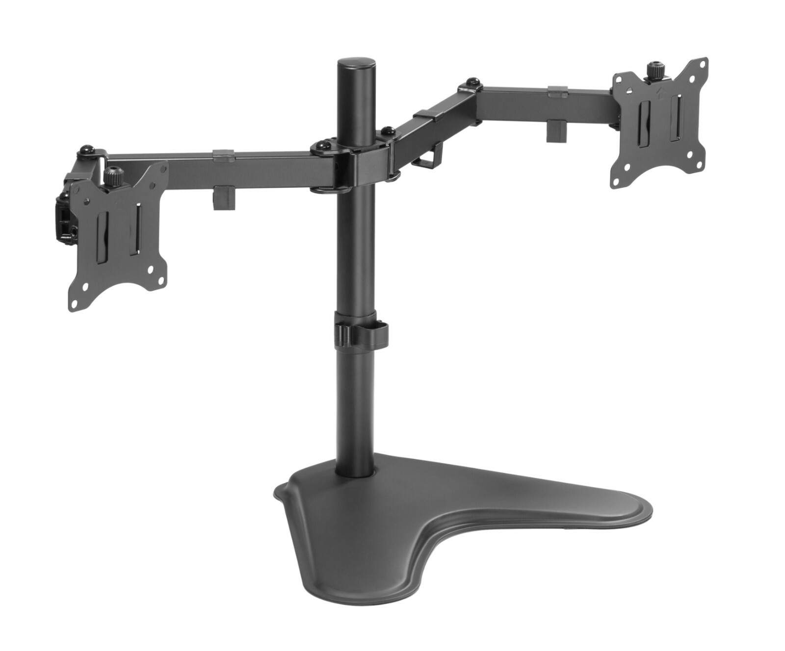 Dual Monitor LED LCD TV Swivel Desk Mount Stand 21 22 23 24 26 27 28 29 30 32″