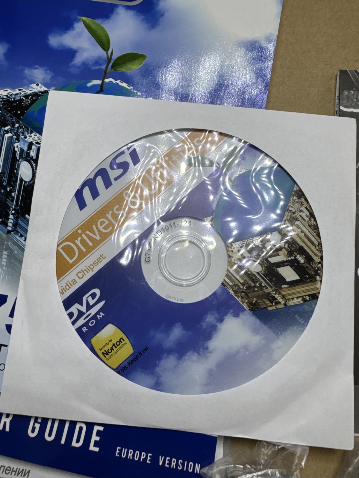 MSI NF750-G55 Mainboard HDMI Windows 7 New In Box