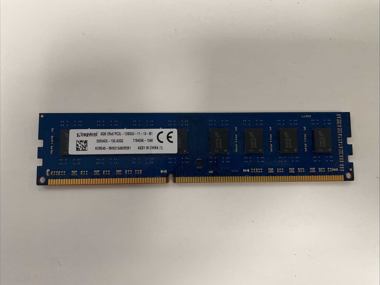 Kingston RAM 8GB 2rx8 Pc3l-12800u-11-13-b1