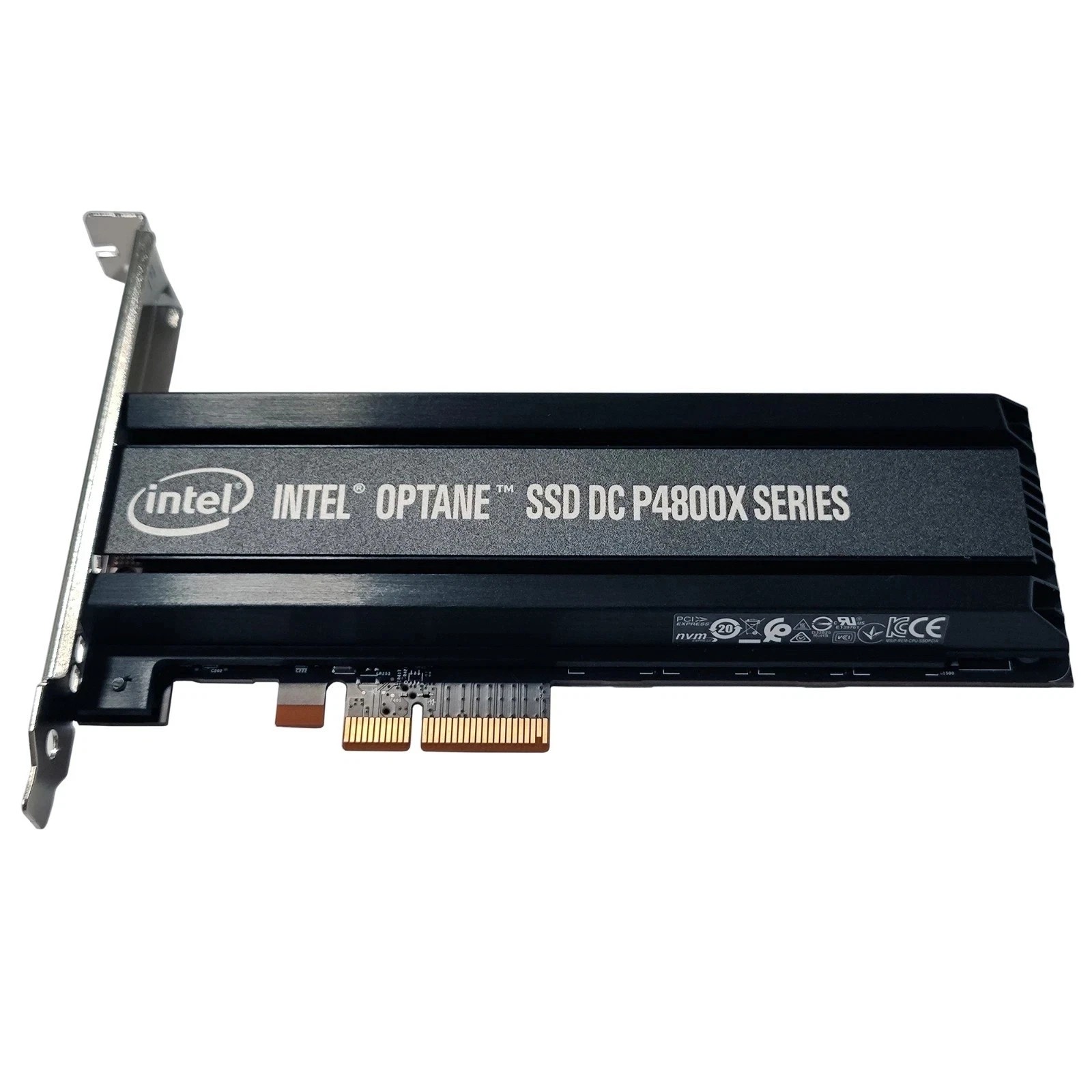 used Intel 750GB SSD P4800X Optane DC PBW HHHL PCIe 3.0 x4 NVMe SSDPED1K750GA01