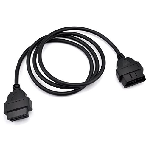 5ft 150cm 1.5M-II2 16 Pin Auto Car Male to Female Extension Cable OBD