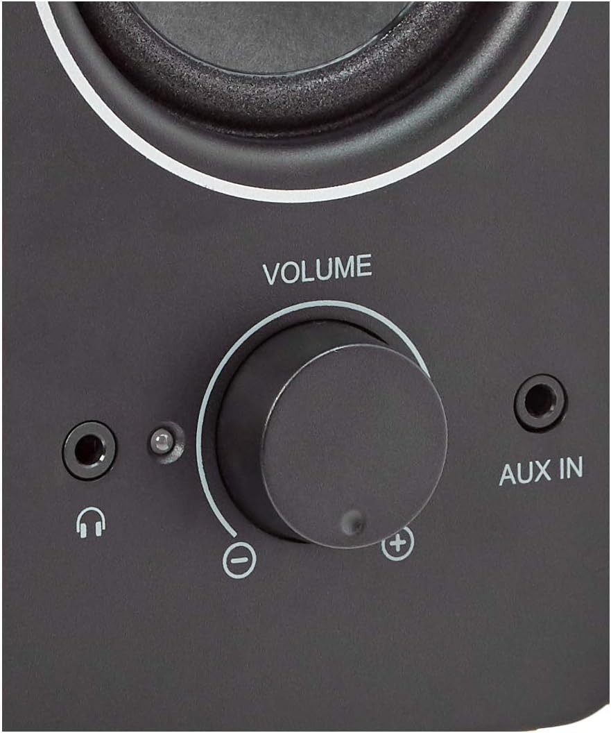 Amazon Basics Computer Speakers for PC or Laptop – Black