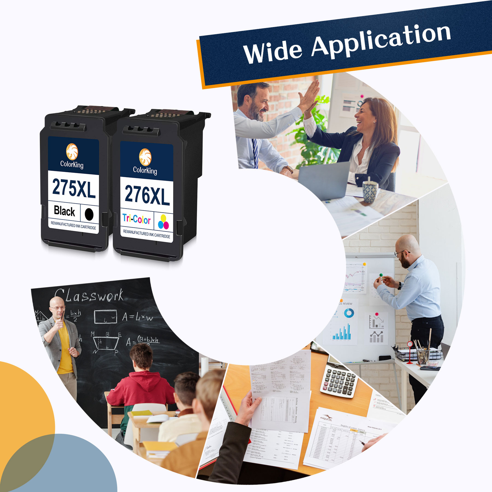 PG-275XL CL-276XL Ink Cartridge replacement for Canon PIXMA TR4700 TR4720 TR4722