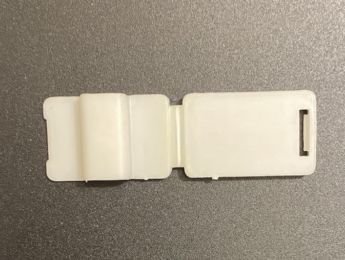 Plastic White Cable Clips 2.5 Inches Long Lot Of 20 NEVER USED
