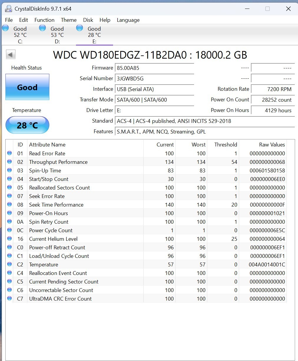 WD Easystore 18TB Desktop External Hard Drive 3.5″ HDD USB 3.2 WDBAMA0180HBK