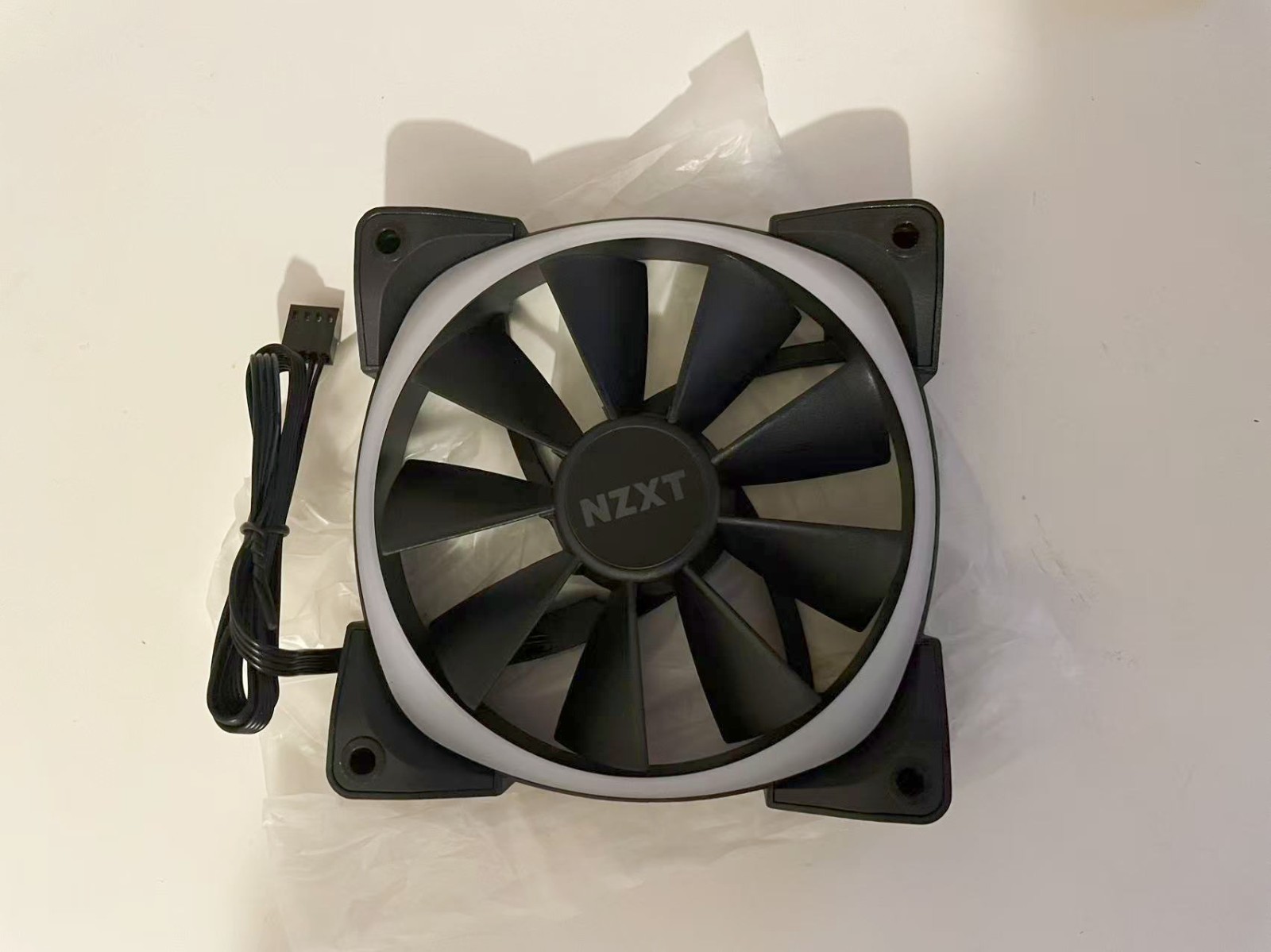 NZXT AER RGB 2 RGB Fluid Dynamic Bearing PWM 120mm Fan (Black) | Ships from USA