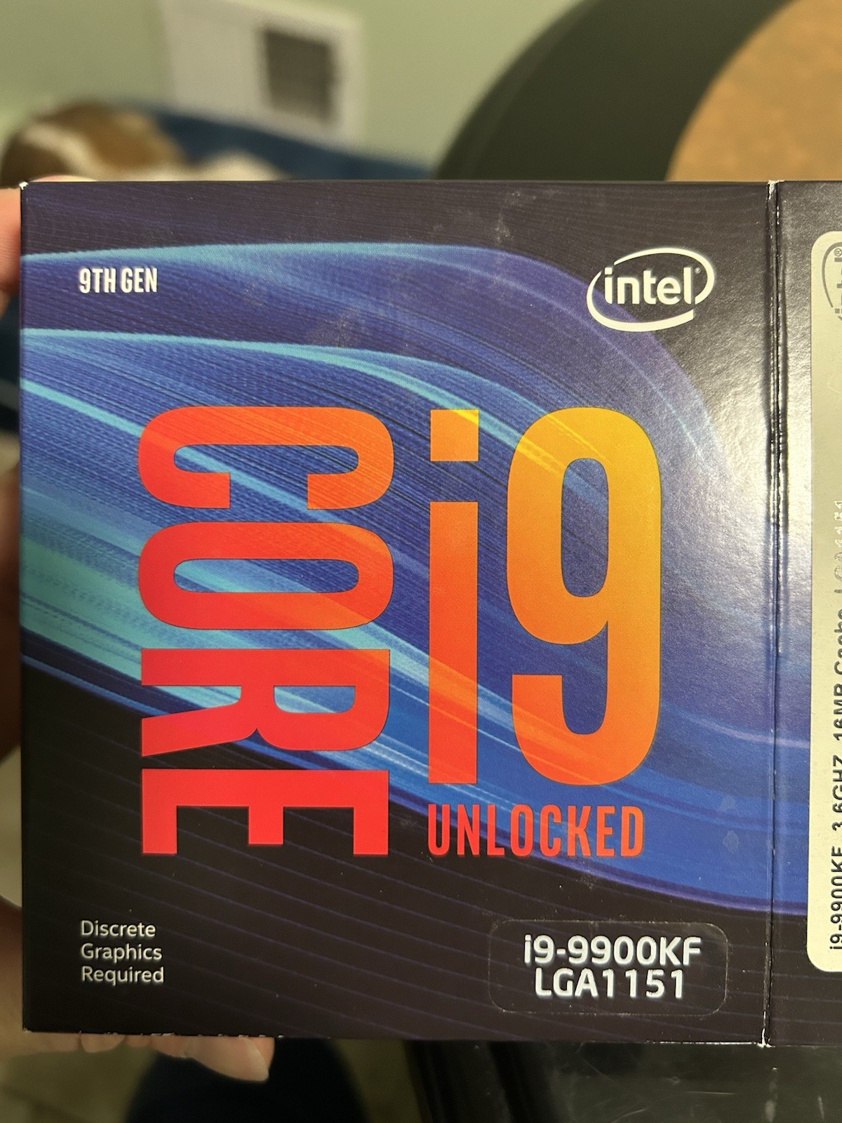 Intel Core i9 9th Gen i9-9900KF CPU with free Corsair Liquid Cooler (USED)