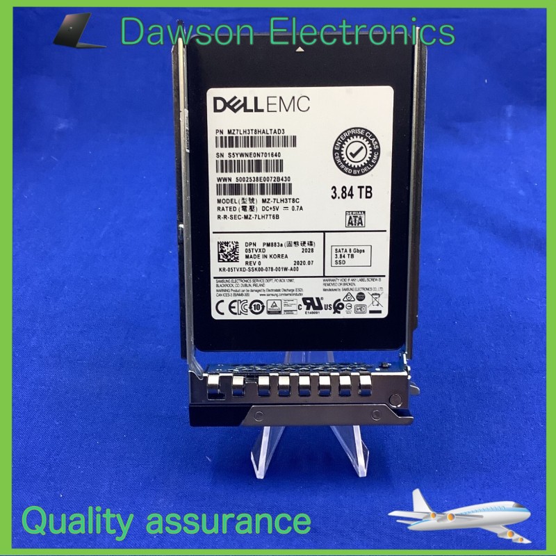 5TVXD 05TVXD Dell EMC 3.84TB SATA 6Gbps Read Intensive 2.5” SSD 14G KIT