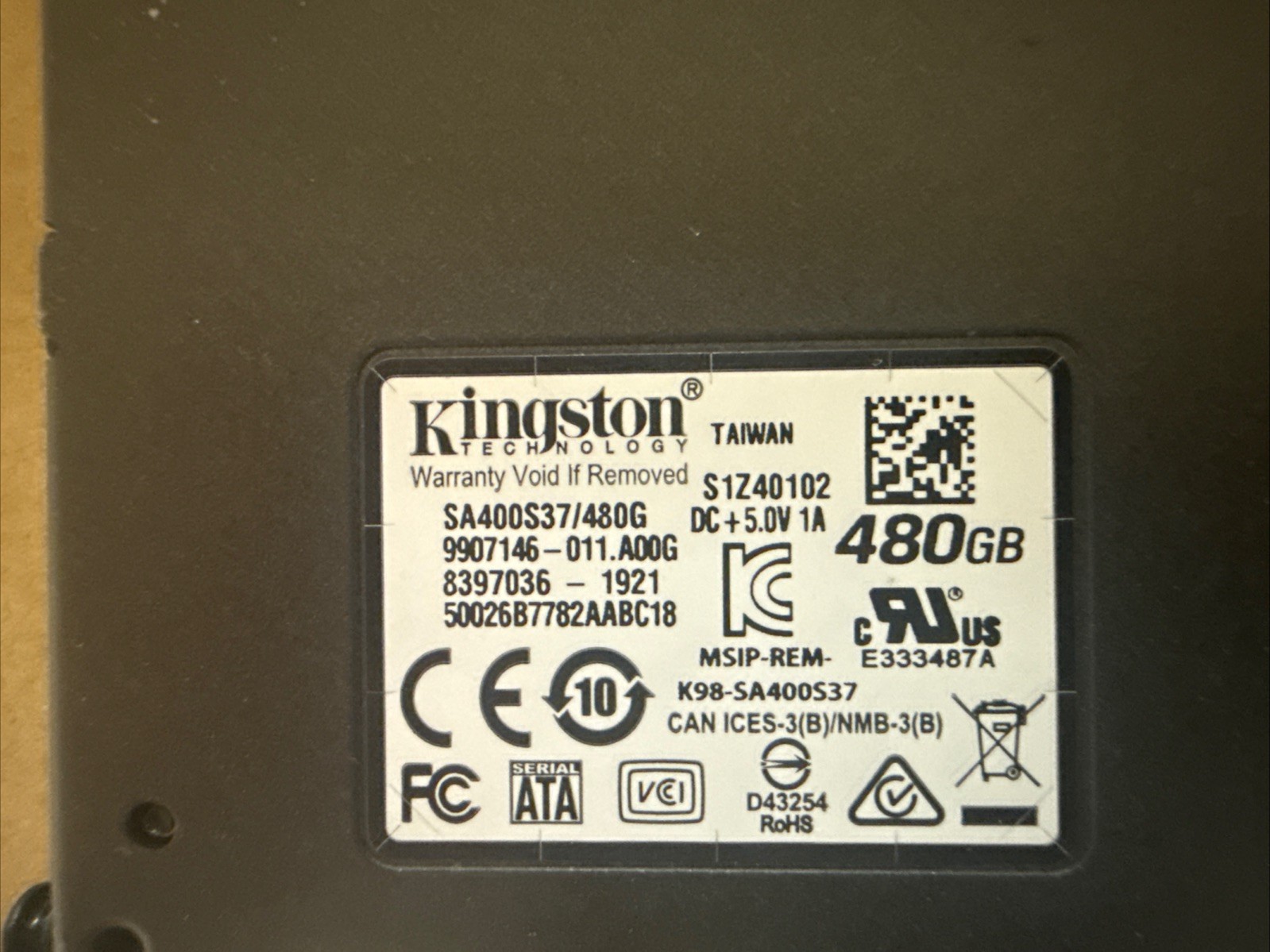 Kingston 480Gb A400 Sata 3 2.5 Internal Ssd Sa400S37/480G – Hdd Replacement For