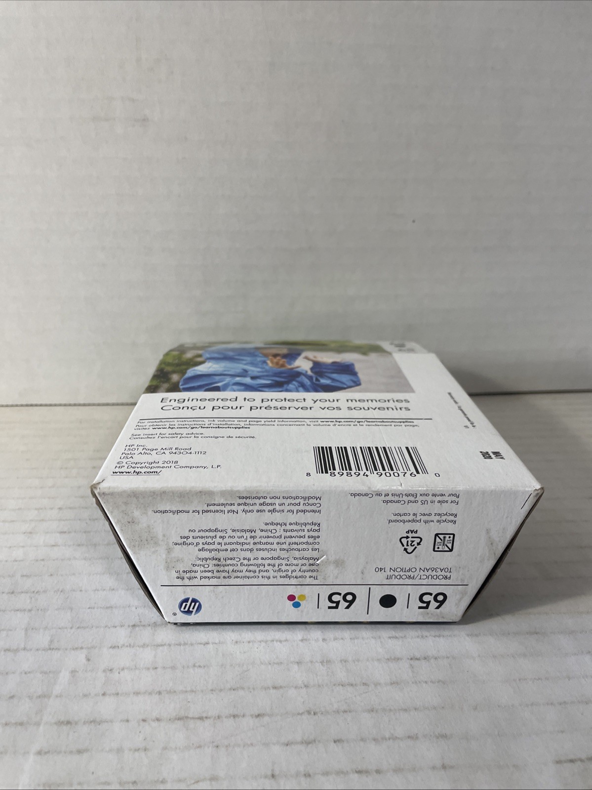 HP 65 (T0A36AN) Black & Tri-color Original Ink Cartridges EXP 05/2020