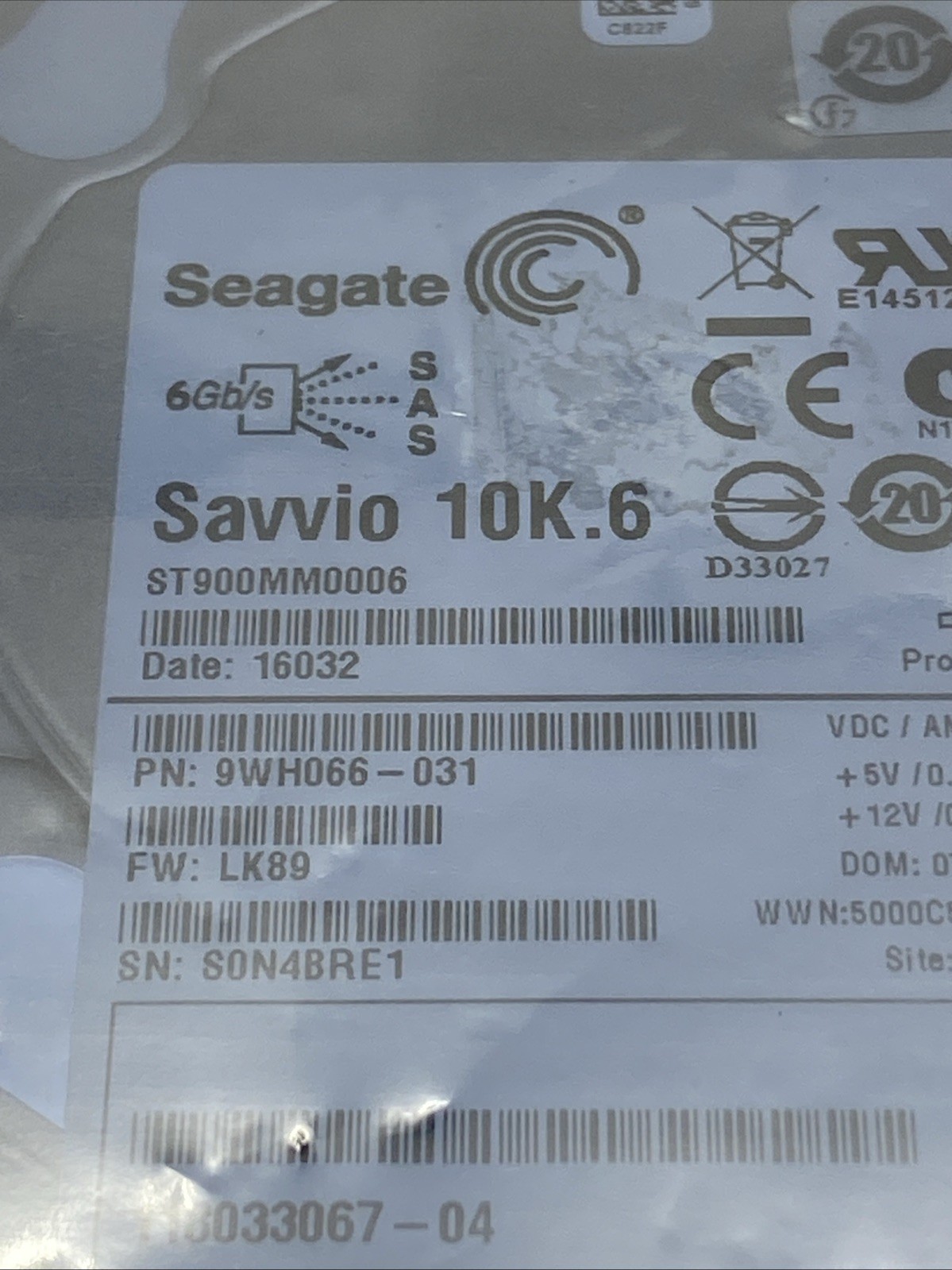 Seagate Savvio 900GB, 10000 RPM, 2.5 inch (ST900MM0006) Internal Desktop Drive