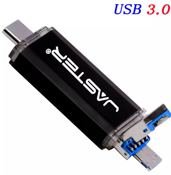 JASTER Metal USB 3.0 Flash Disk 4GB 8GB 16GB 32GB 64GB 128GB Micro USB Interface