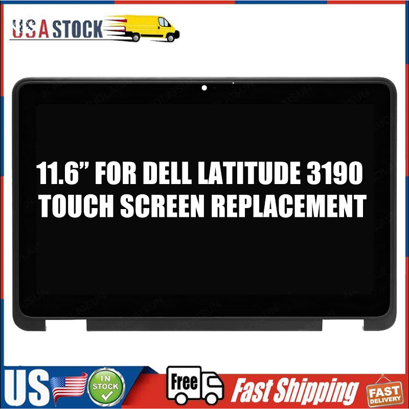 11.6” For Dell Latitude 3190 2 in 1 LCD Touch Screen Display Assembly Digitizer