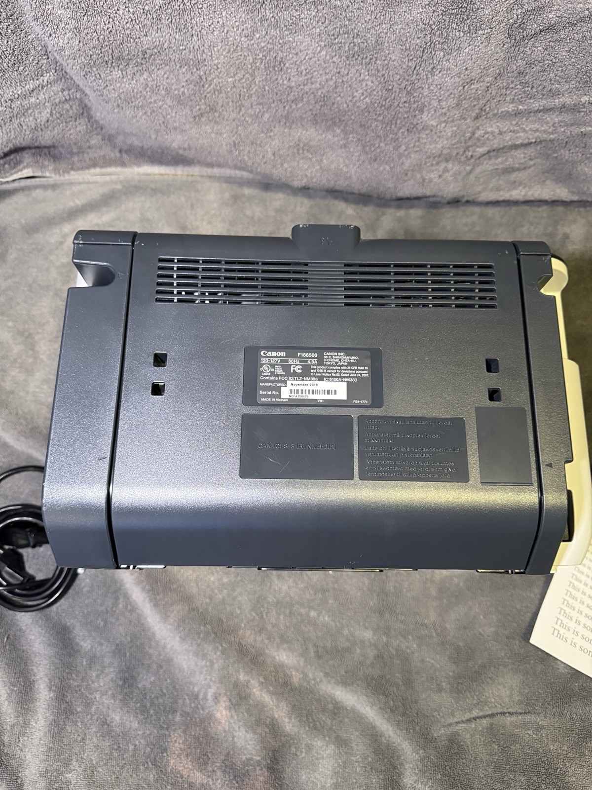Canon imageCLASS LBP6230dw Duplex Wireless Monochrome Laser Printer Tested Works