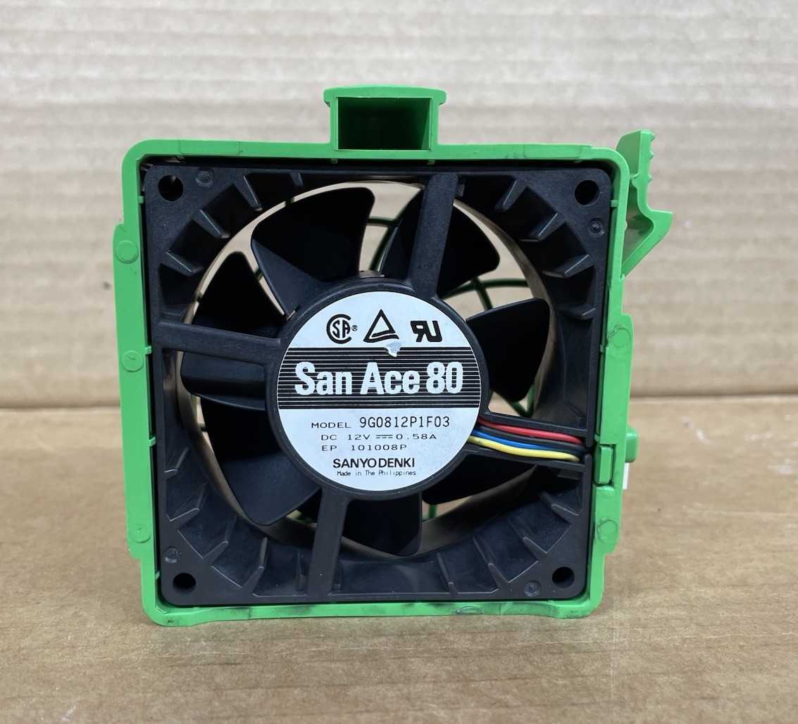 Lot of 4 San Ace 80 9G0812P1F03 12V .58A SuperMicro FAN-0074L4 Server Fans