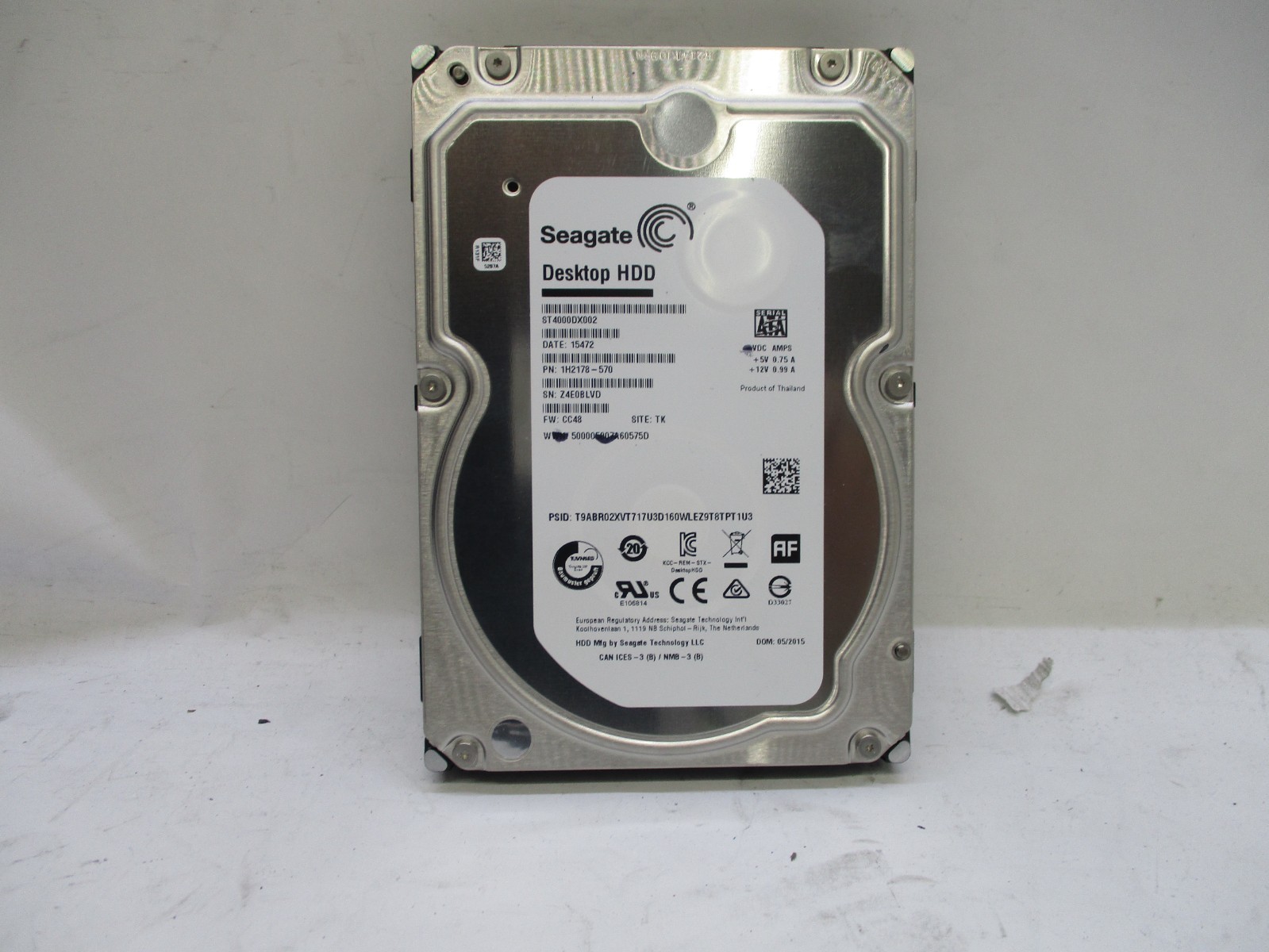 Seagate ST4000DX002- 4TB 7200RPM SATA 6Gb/s 64MB Cache 34HRS T8 E11
