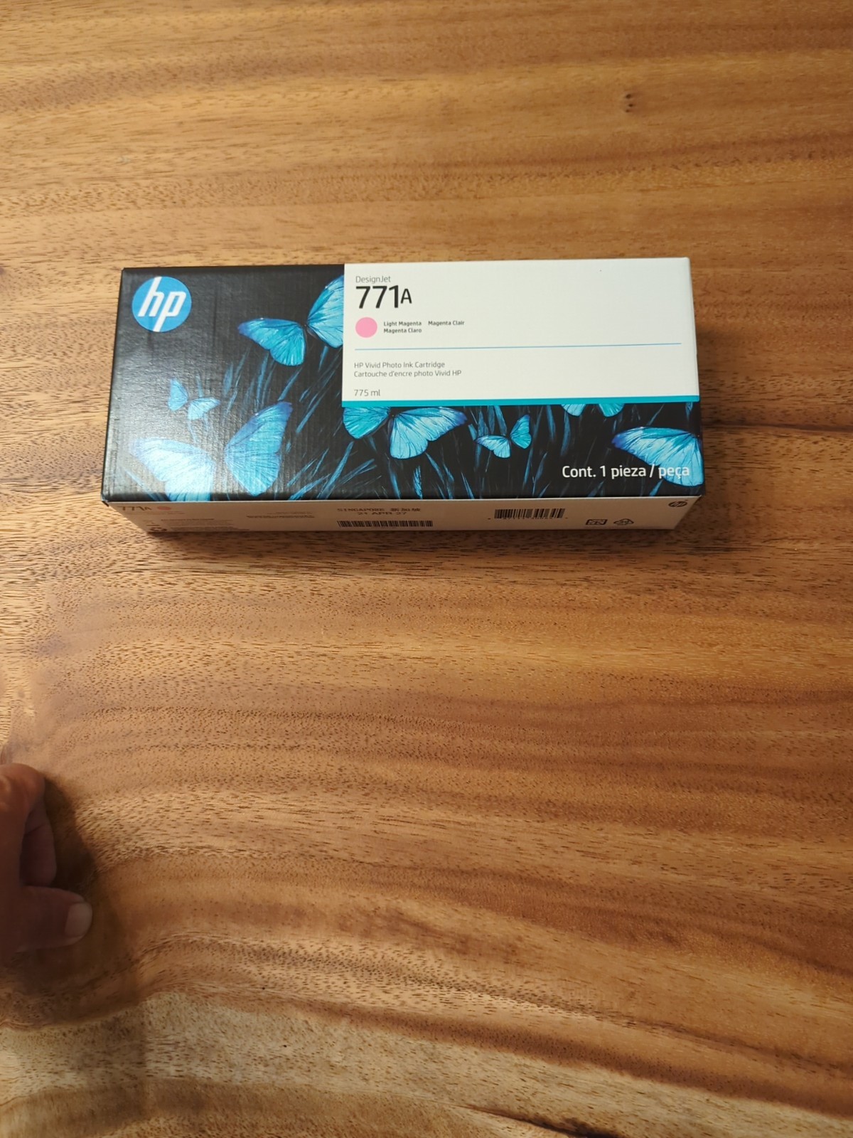 HP 771A Light Magenta Standard Yield Ink Cartridge B6Y19A Exp 2027