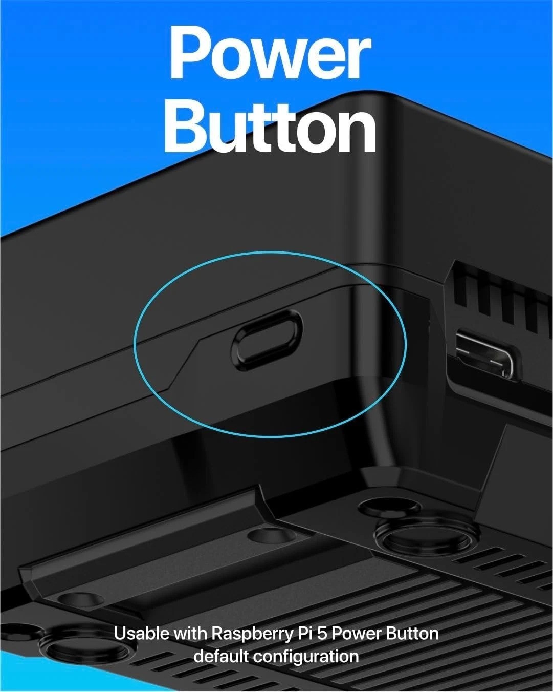 Sleek Argon NEO 5 Aluminum Case for Raspberry Pi 5 with Integrated Cooling Fan