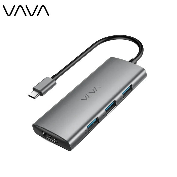 VAVA 7in1 USB C Hub Adapter 100W Power Delivery Charging Port HDMI MacBook Pro
