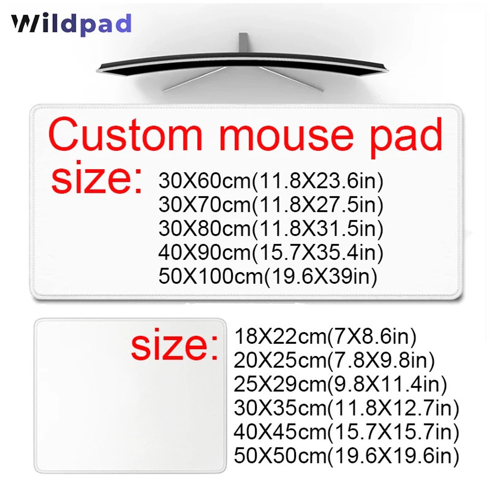 Custom Mouse Pad Print Diy Large Playmat Gaming Customized Mat XXL Size Gamer