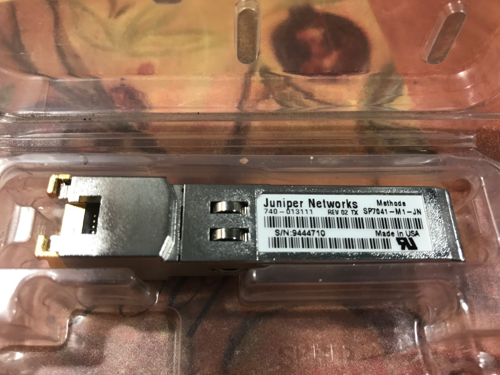 Juniper SFP-1GE-T 1000Base-T Optic EX4200 EX4300 EX-SFP-1GE-T 740-013111 module