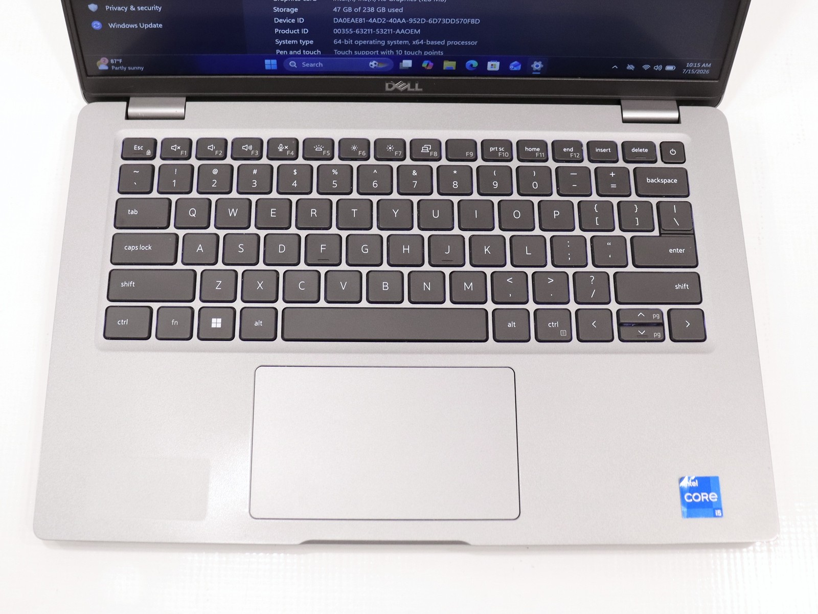 Dell Latitude 5430 14″ Touch Intel i5-1245U 16GB 256GB NVMe Win 11 Pro