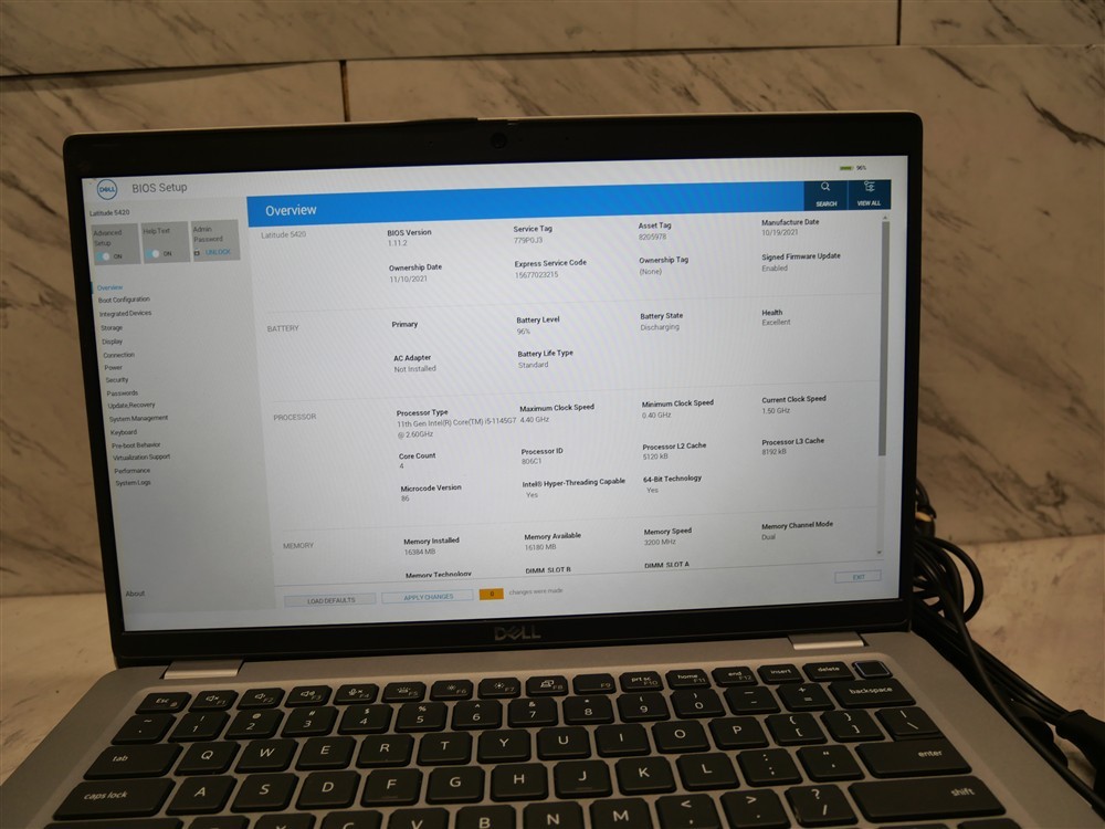 DELL LATITUDE 5420 14″ Laptop i5-1145G7 11gen 8GB RAM w/ EXCELLENT BATTERY!