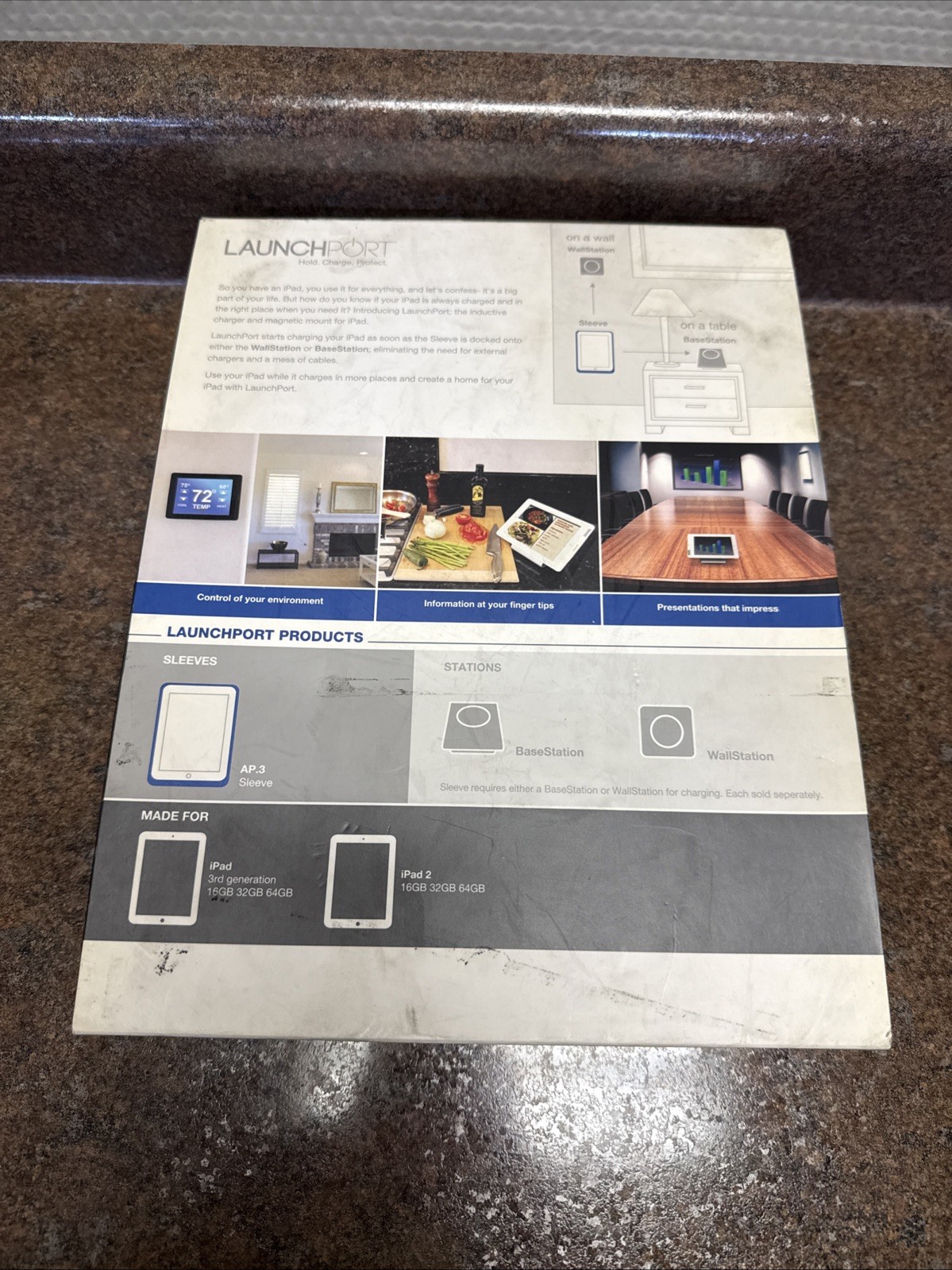 iPort LaunchPort AP.3 Sleeve Black 3rd gen Ipad & Ipad 2 p787