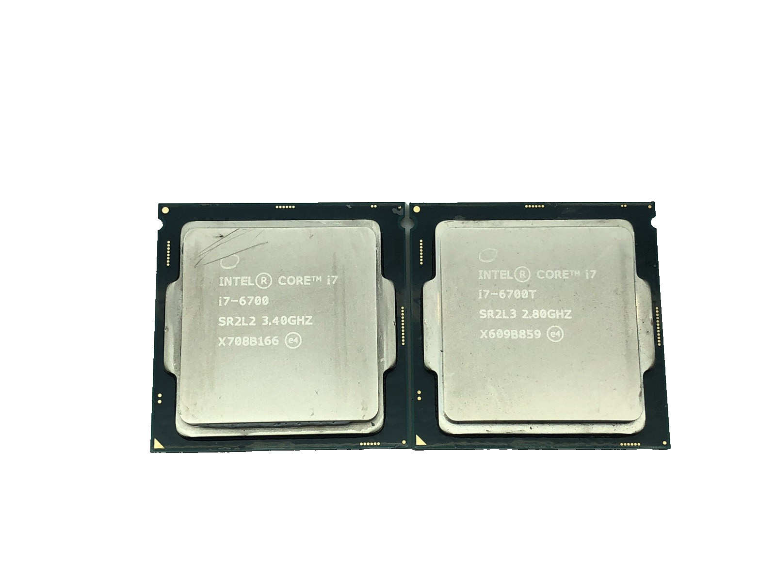 Lot of 2 Mix Intel Core 6TH Gen i7-6700T & I7-6700 Desktop CPU Processor