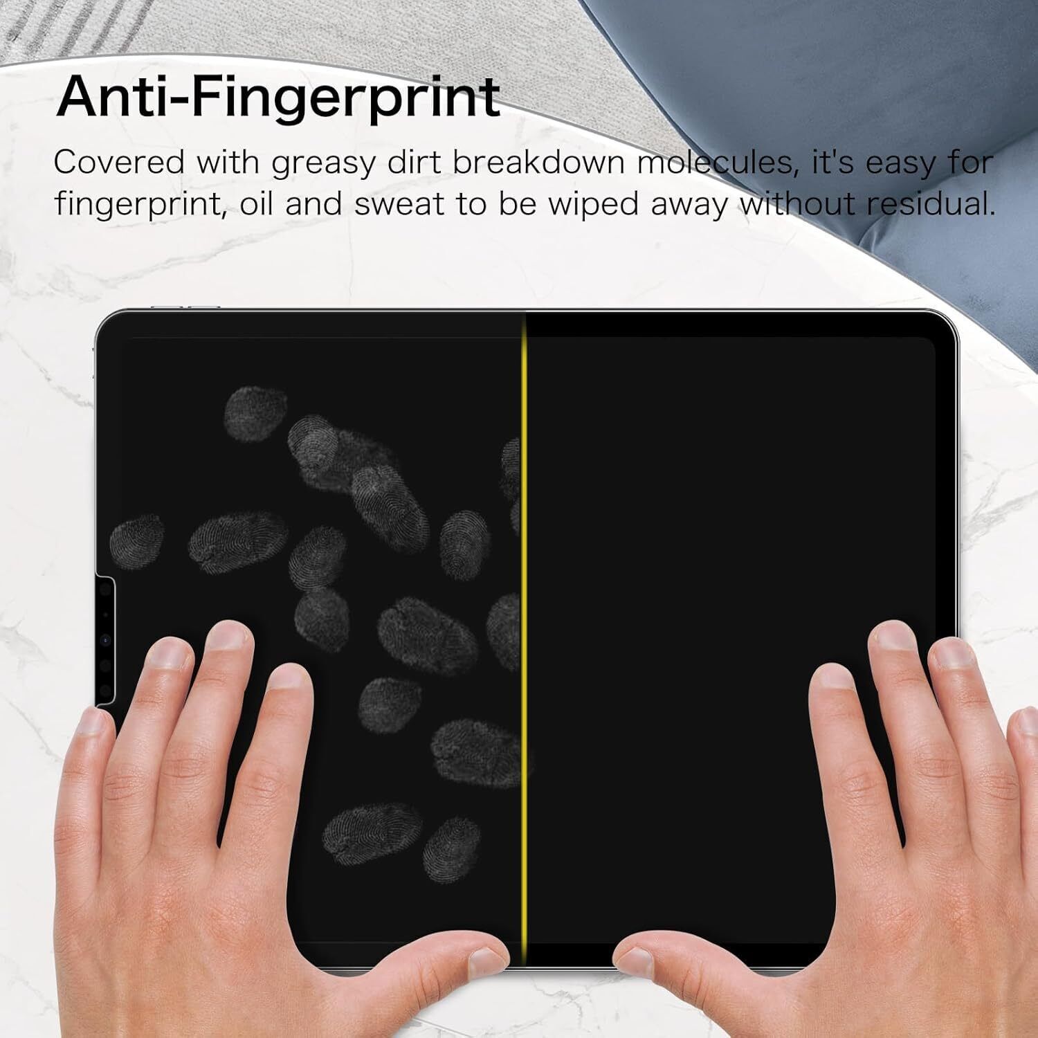 2-Pack Tempered Glass Screen Protector for iPad Pro 12.9-inch (6th 5th 4th 3rd)