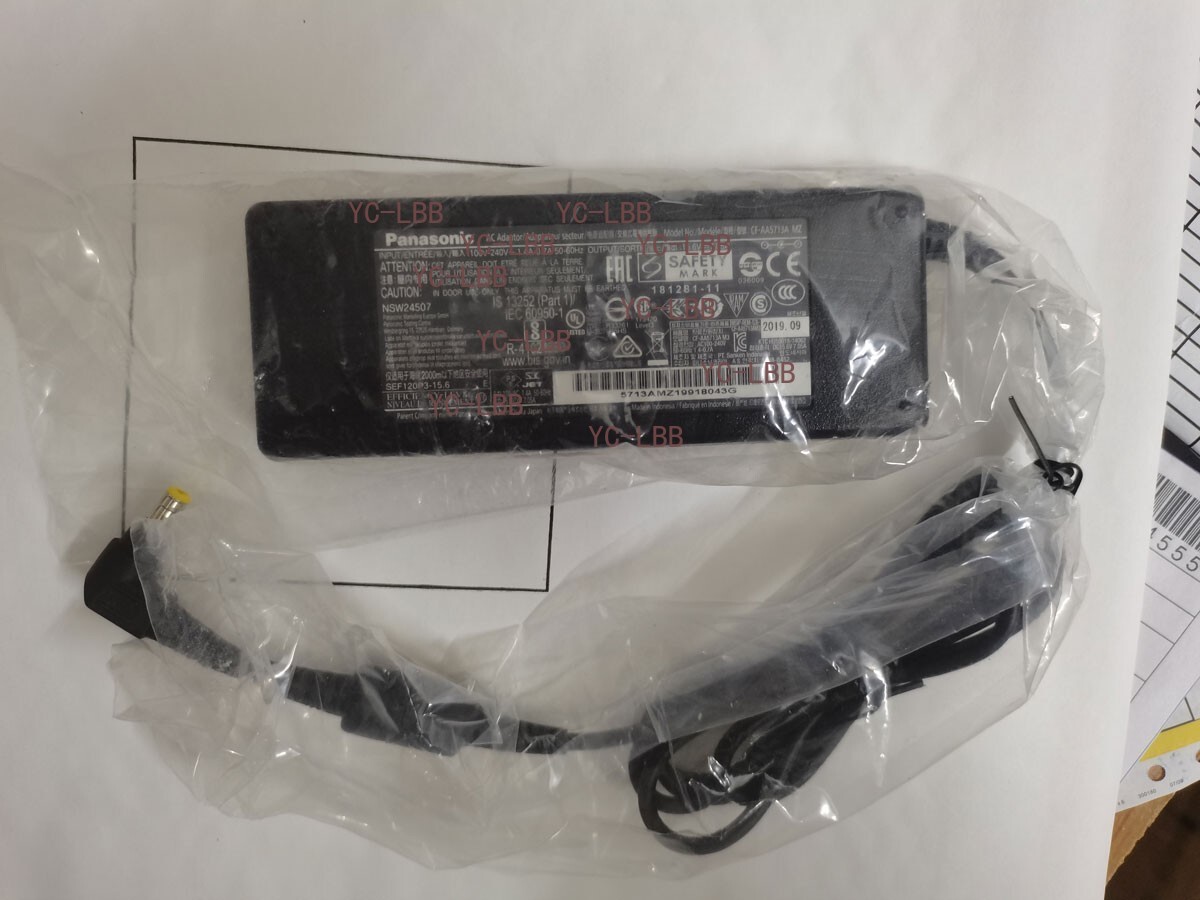 110W Original 15.6V 7.05A CF-AA5713A MZ For Panasonic Toughbook CF-D1N Charger
