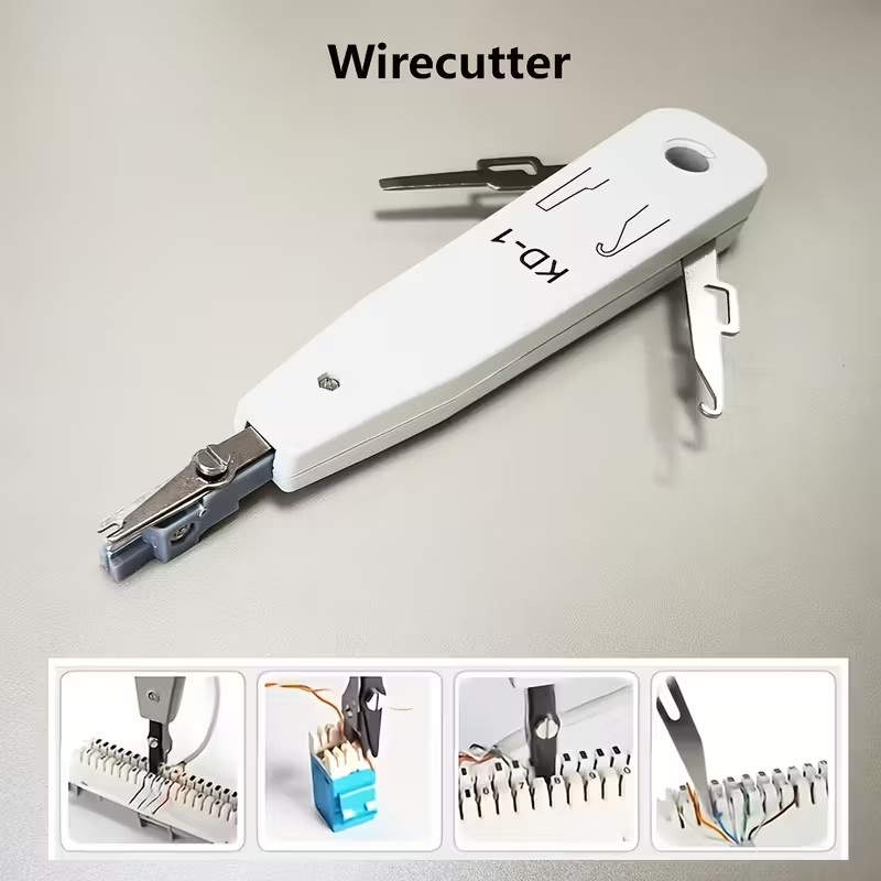 Network Tool Kit – RJ45 Crimper, Tester & Strippers for Ethernet Cable Work
