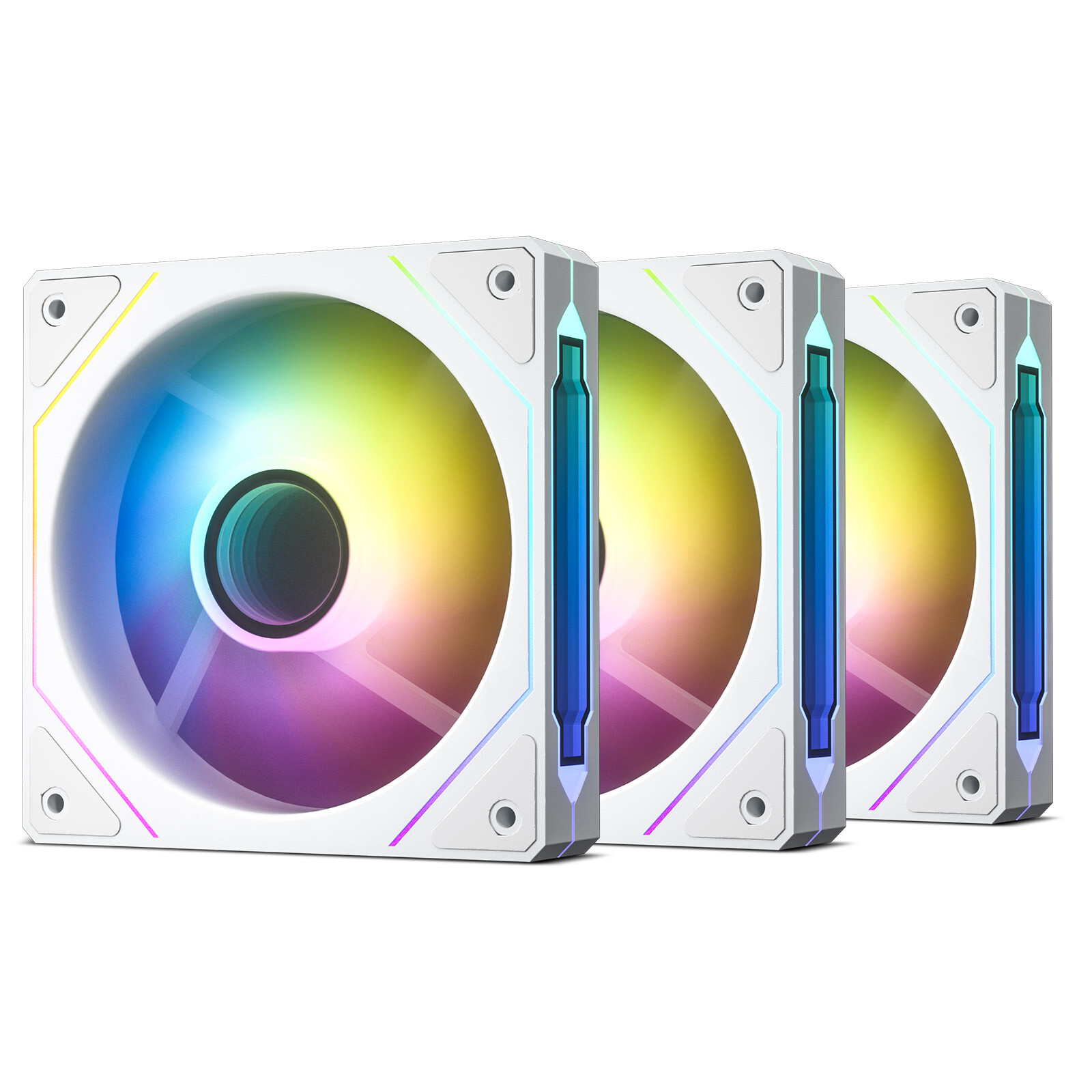 DARKROCK F120 3 in 1 120 mm Infinite Mirror Design Case PWM Control & ARGB Fans