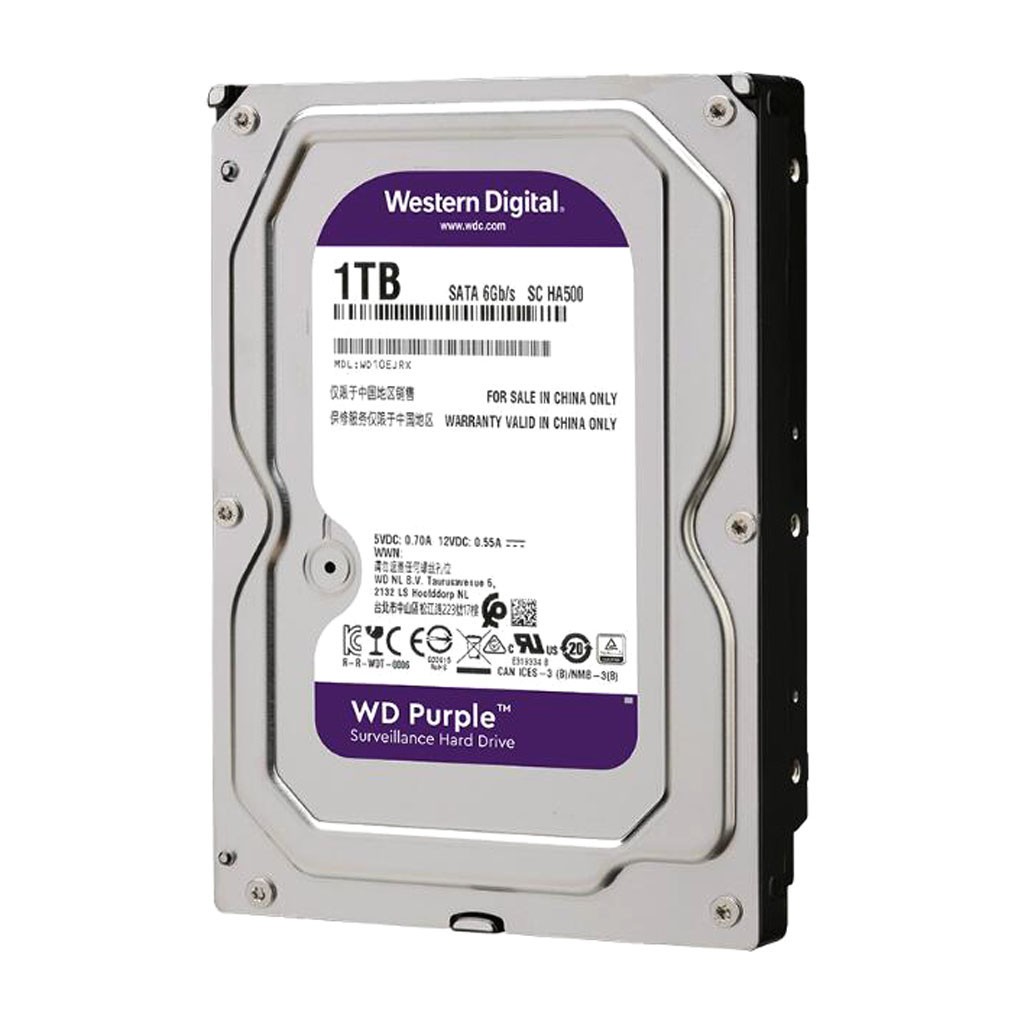 Western Digital Purple 1TB WD10EJRX SATA 3.5″ Surveillance HDD Hard Drive