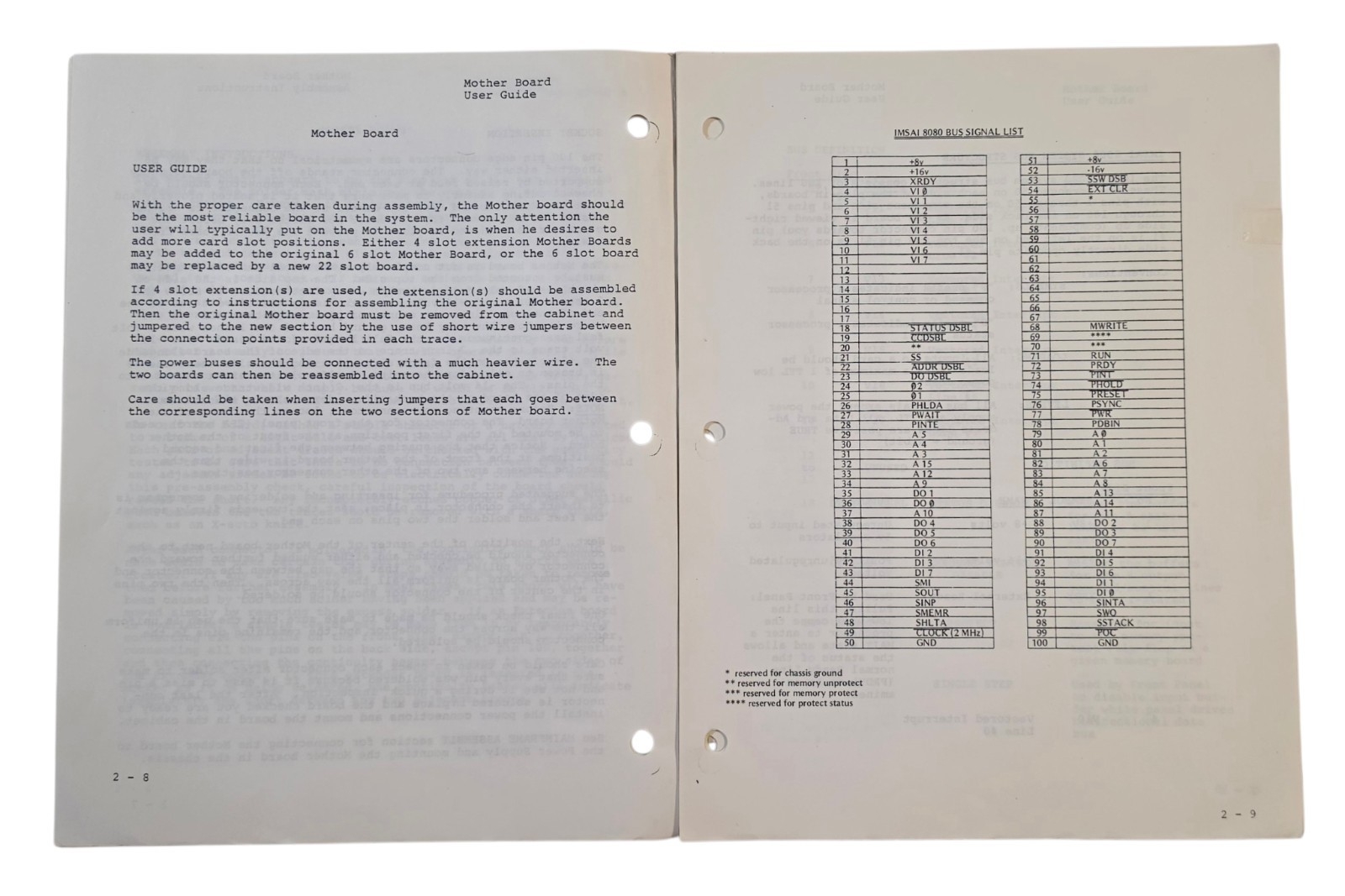 Original IMSAI 8080 Documentation Archive 1976-1978 Manuals Brochures Errata
