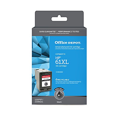 YIELD INK CARTRIDGE FOR HP 61XL, CH563WN, OM05850 – OFFICE DEPOT HIGH