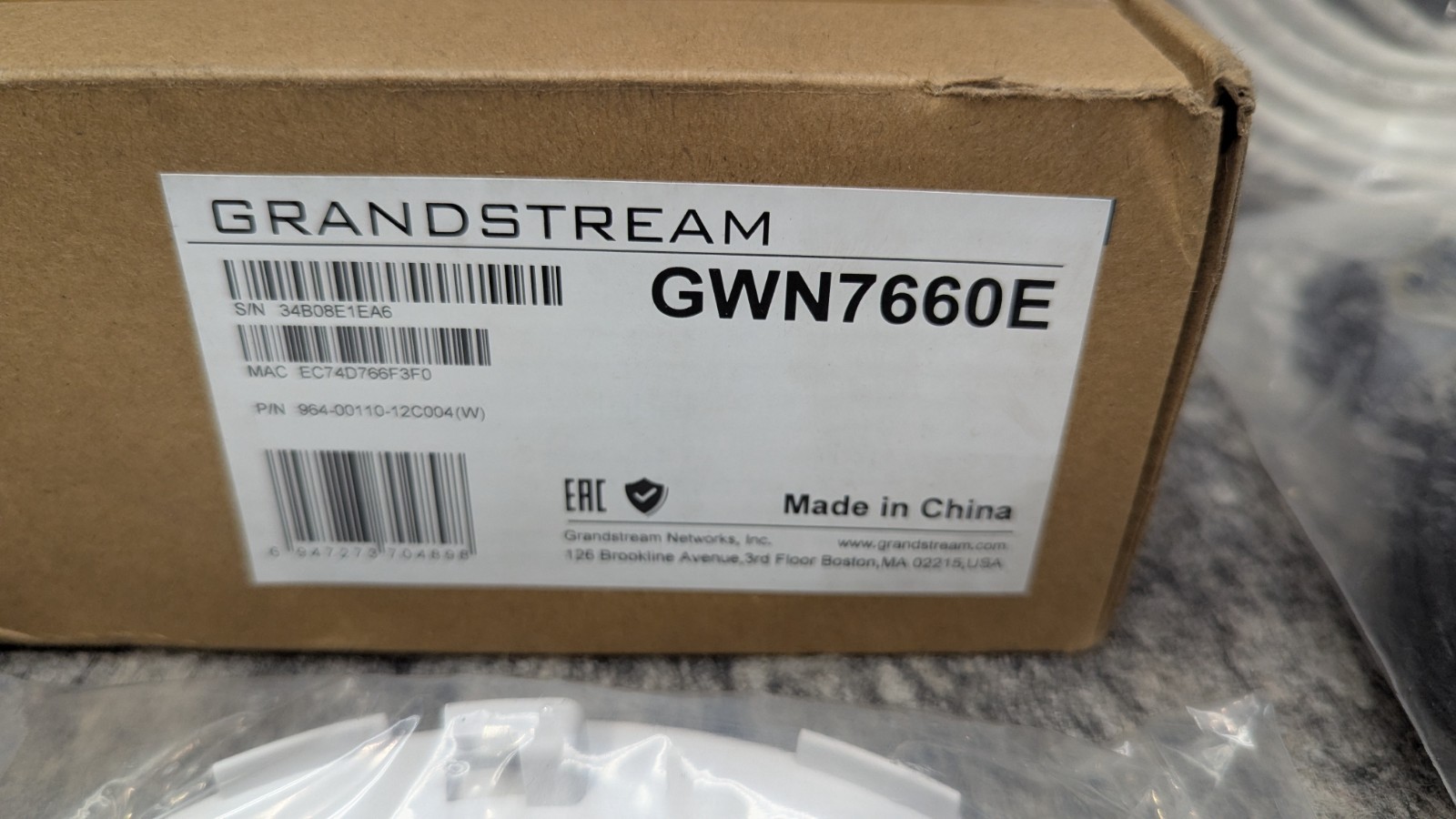 Grandstream GWN7660E WiFi 6 Indoor Access Point Enterprise Dual-Band Bundle