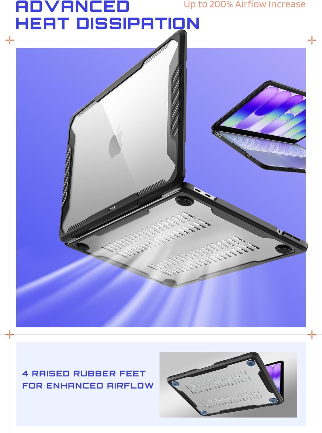 SUPCASE for MacBook Neo Case 13 Inch 2026 Dual Layer Heavy Duty Rugged Cover US