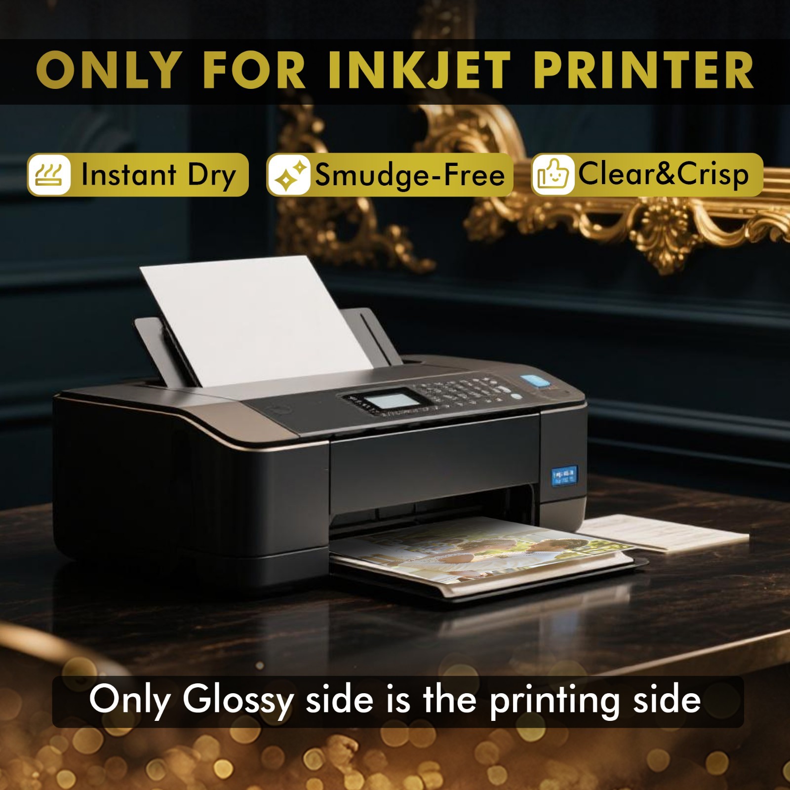 Lot A-SUB Premium Inkjet Glossy Photo Paper 72lb – 4×6 5×7 8.5×11 11×17 13×19