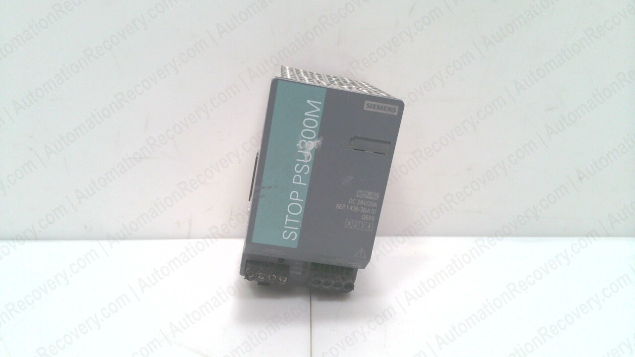 SIEMENS 6EP1436-3BA10, SITOP PSU300M STABLIZED POWER SUPPLY #337276