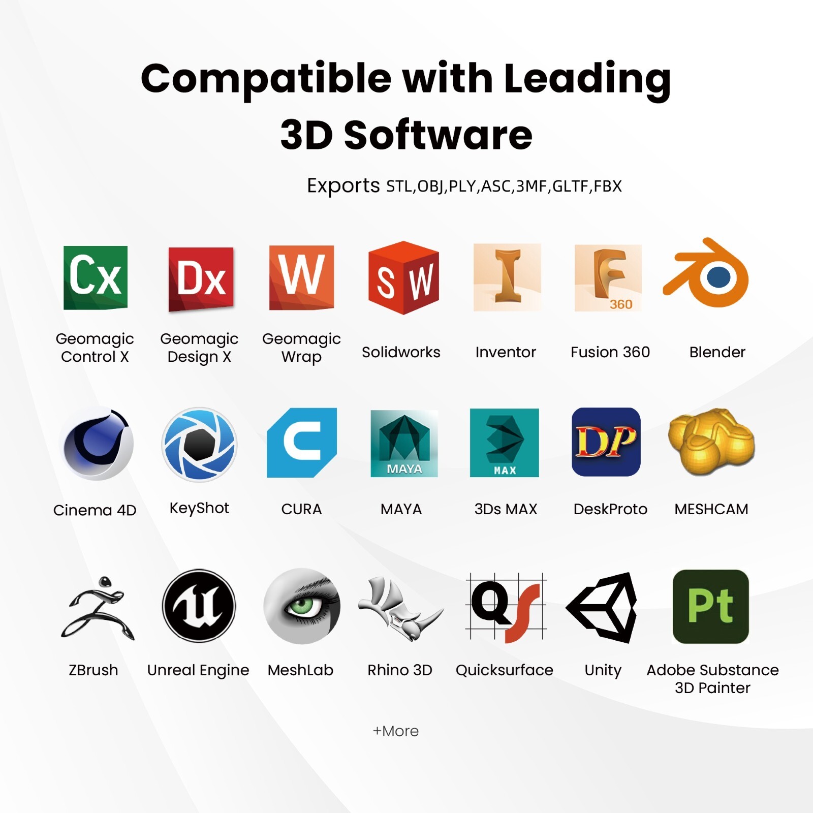 Revopoint RANGE 2 3D Scanner Handheld 0.1 mm Precision for 3D Modeling