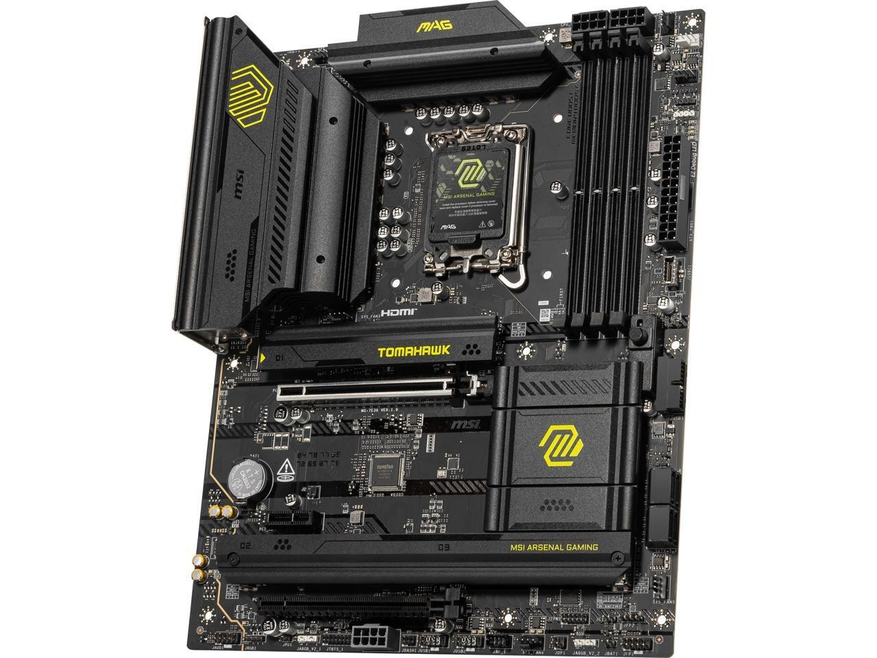 MSI MAG B860 TOMAHAWK WIFI LGA 1851 Intel B860 SATA 6Gb/s Intel Core Ultra DDR5