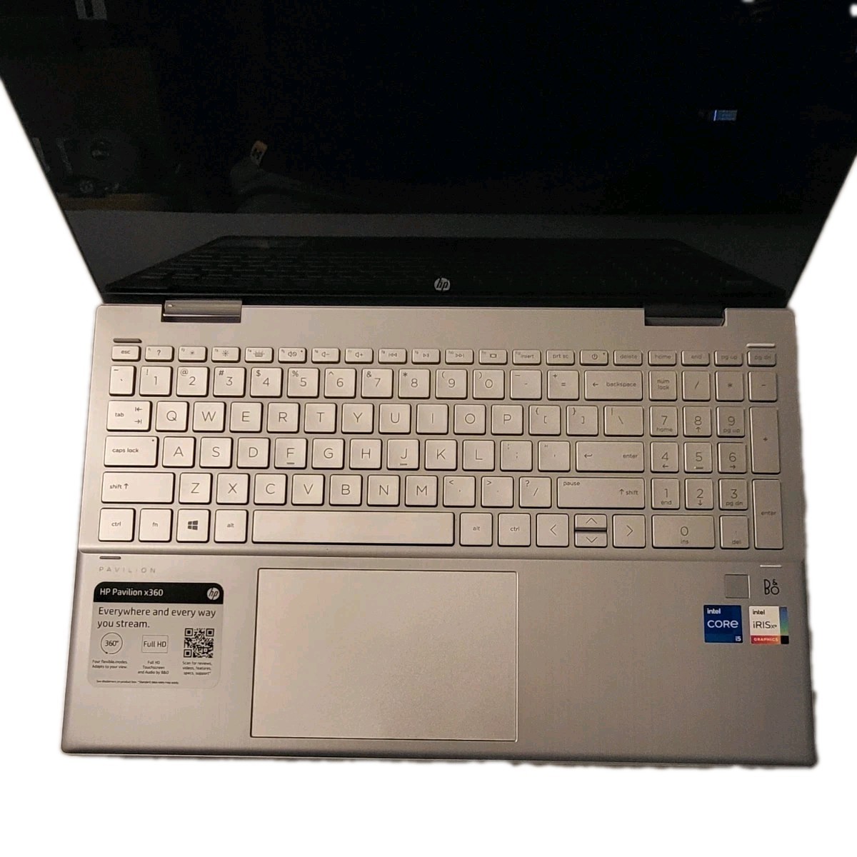 HP 15-er0056cl Pavilion x360 15.6″ FHD Touchscreen i5-1135G7 2.4GHz Intel Iris