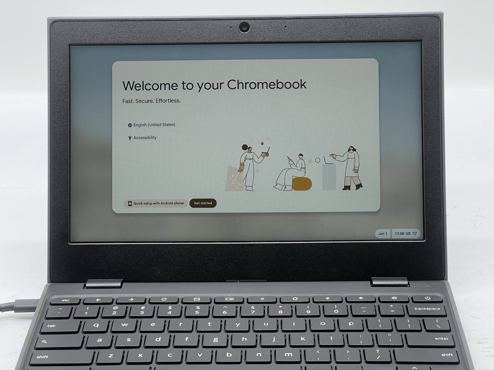 Lenovo Chromebook 100E G2, 11.6” (32GB Storge, 2.1GHz. 4GB RAM), No Charger