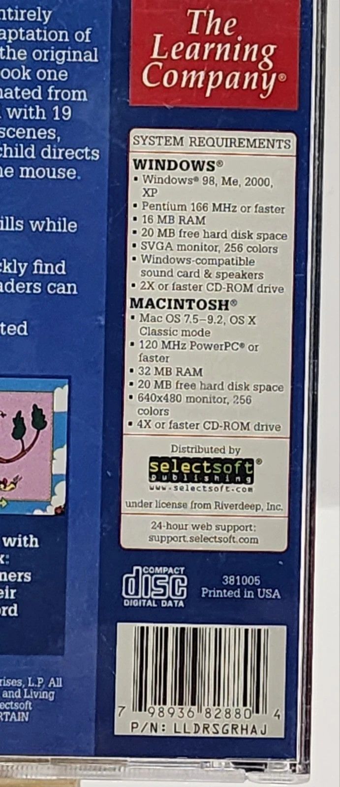 Dr. Seuss Green Eggs and Ham PC Mac CD-ROM Living Books Learning Company