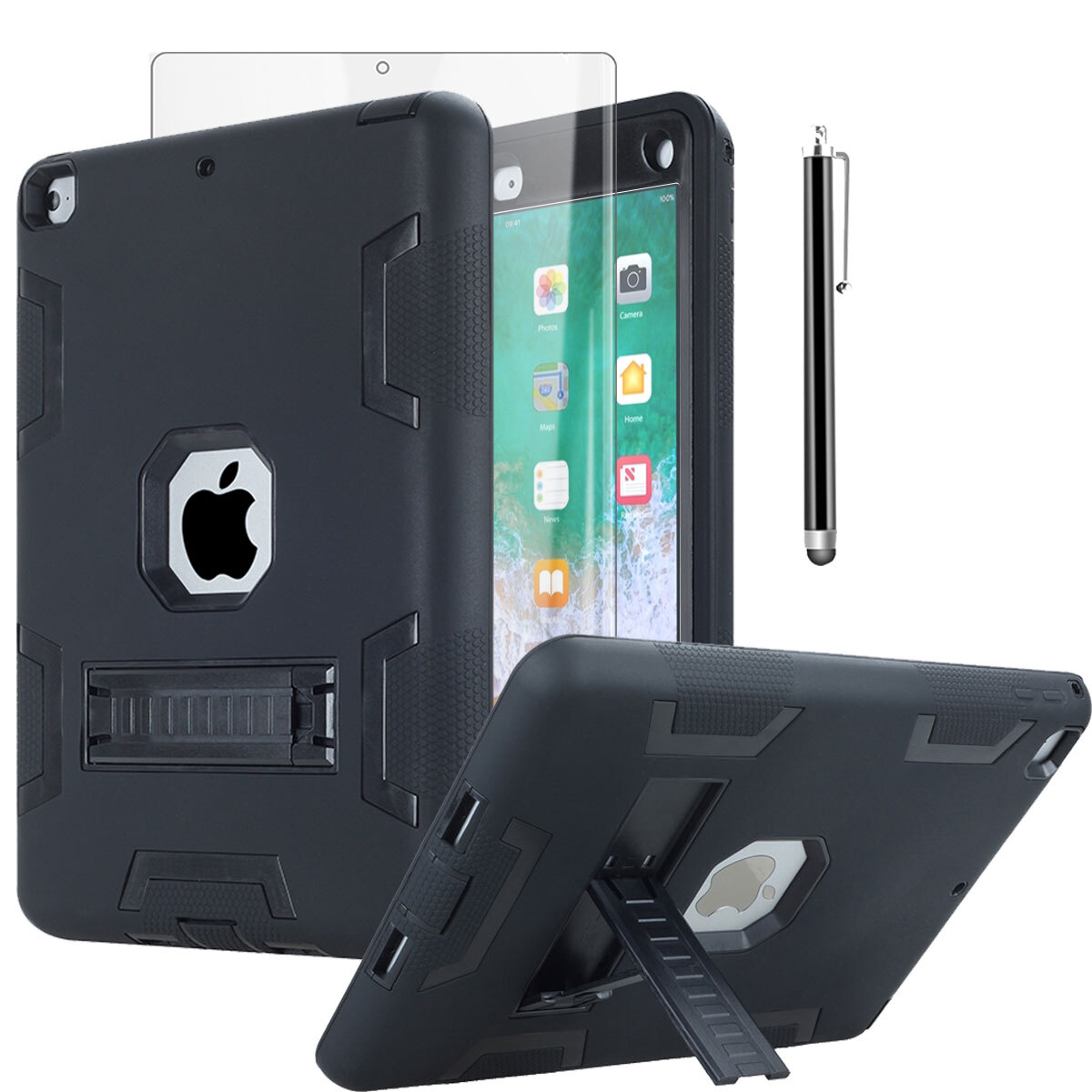 For Apple iPad 9th 8th 7th 6th 5th Generation Case Shockproof Heavy Duty Cover
