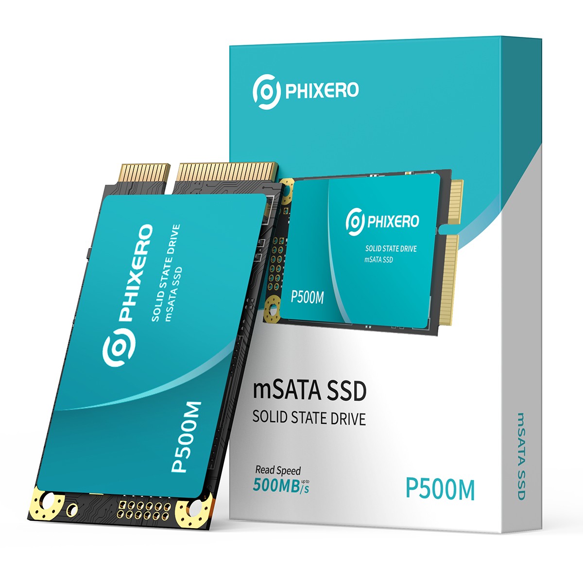 PHIXERO SATA III SSD Internal Solid State Drive 6Gbps 3D NAND 500MB/S For Laptop