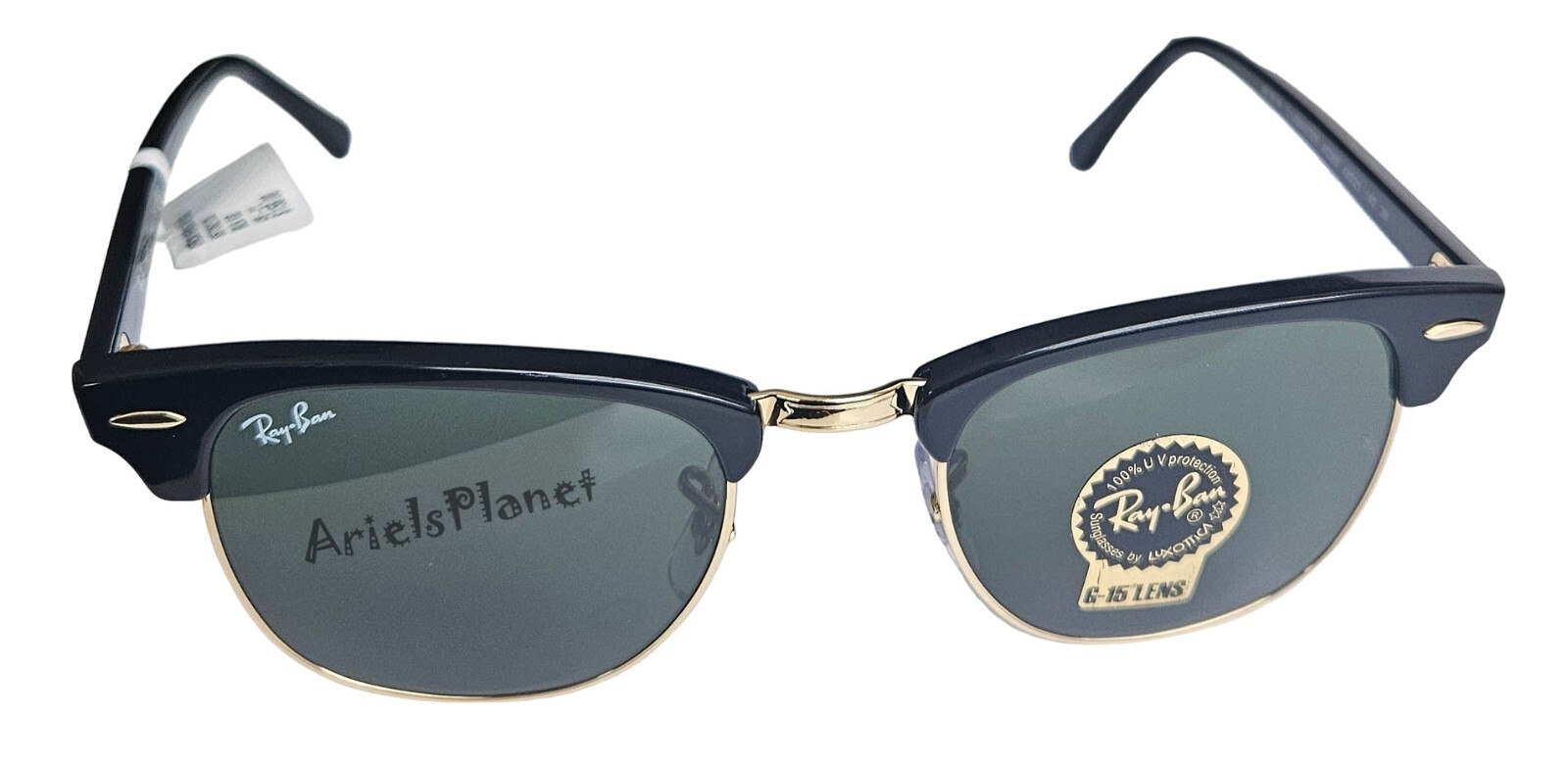 RAY BAN RB3016 W0365 Black on Arista Square 49 mm Unisex Sunglasses