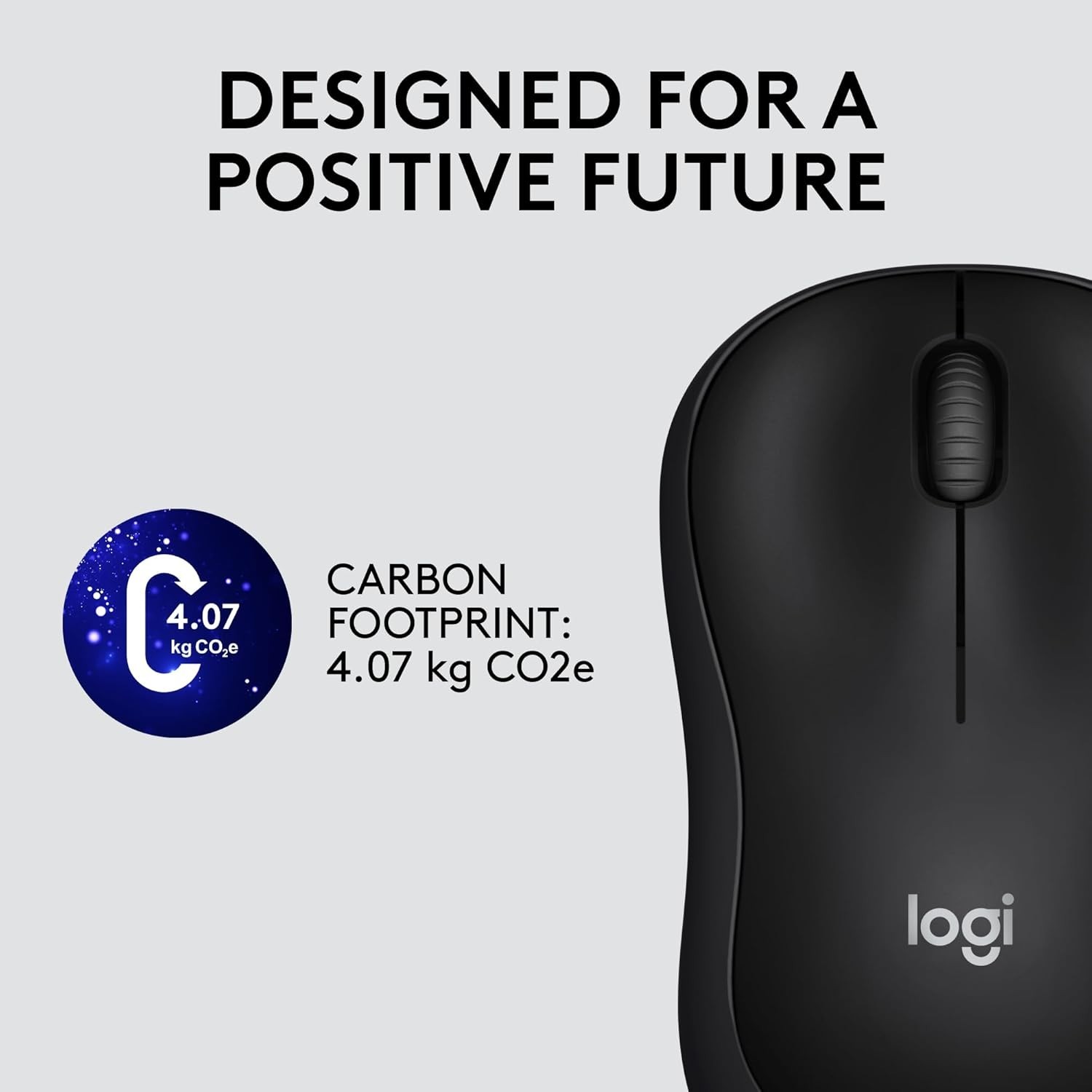 Logitech M220 Silent Wireless Optical Mouse 1000 DPI USB Receiver – Charcoal